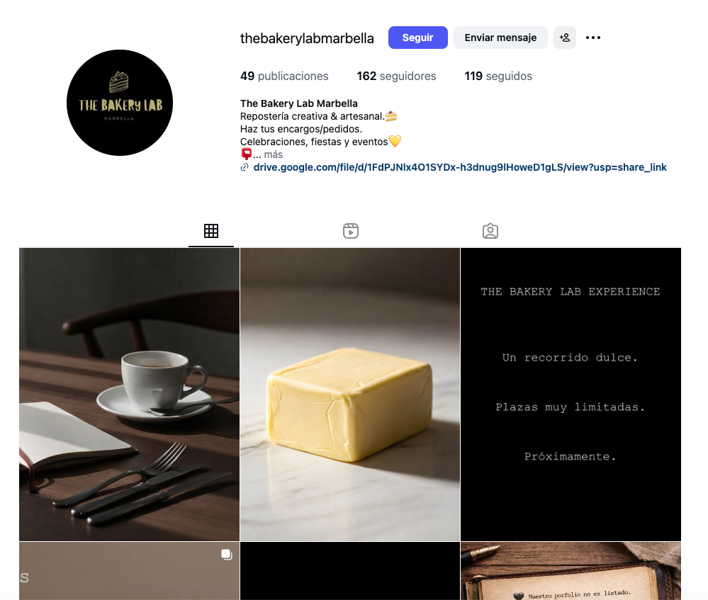 Instagram TheBakeryLabMarbella